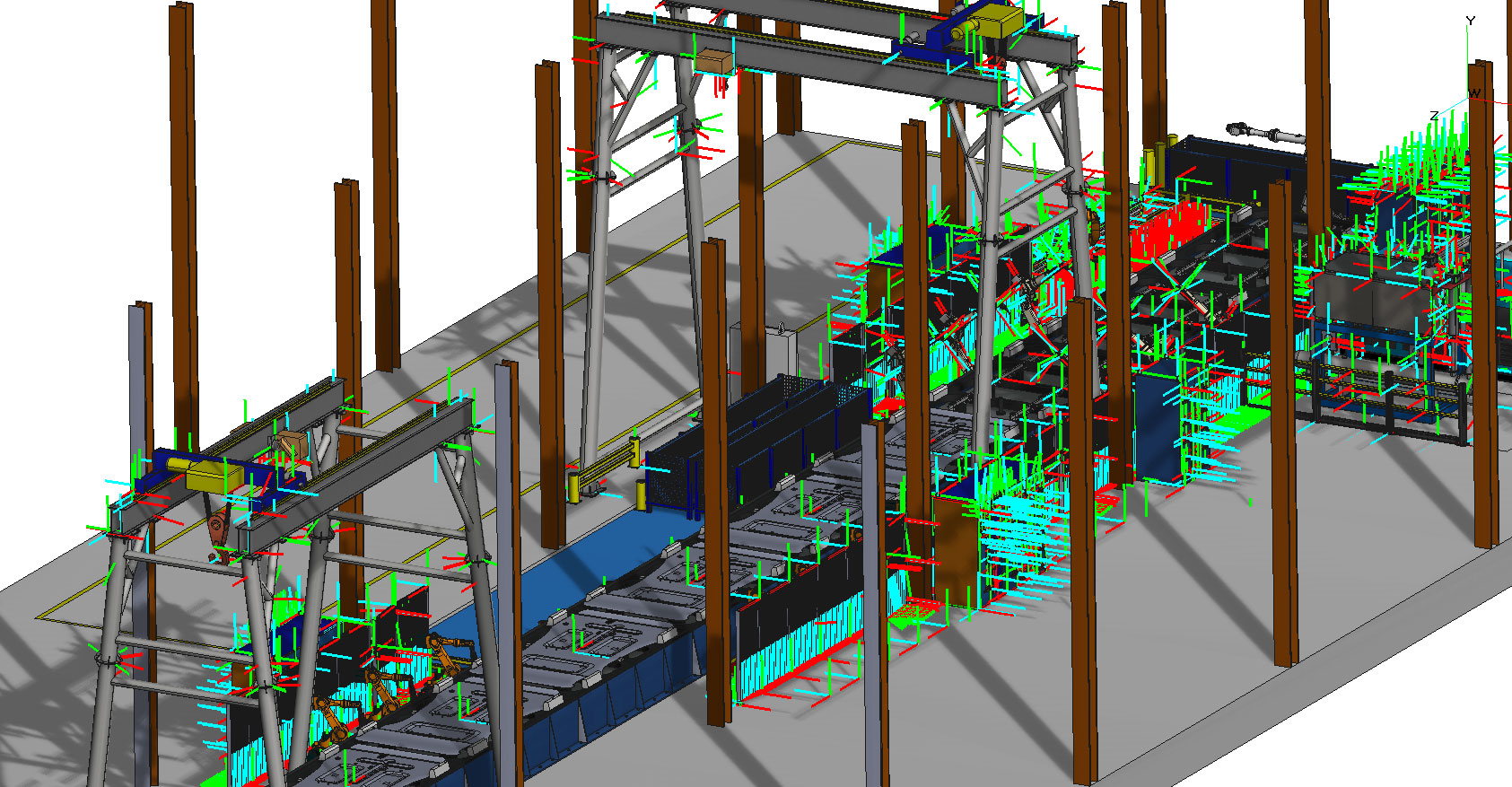 Assemble of Floor Pan Line